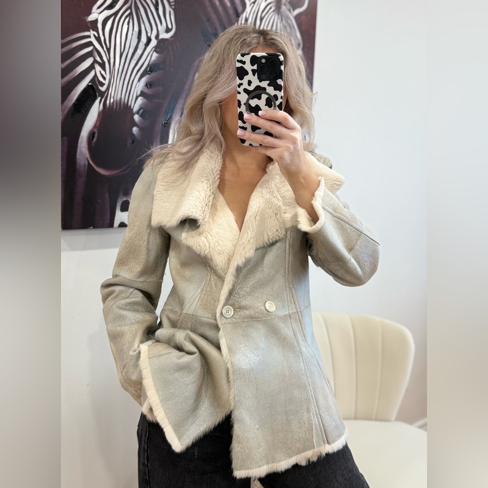 Fur and leather jacket Marc cain